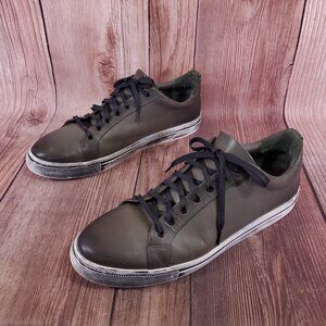 Thursday Boot Company Mens Sz16 Premier Low Top Distressed Grey Lace Up Sneakers